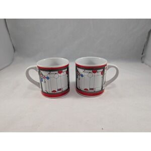 Frank Lloyd Wright Copco Mugs Set Art‎ Institute of Chicago Masterpiece 1993 2pc